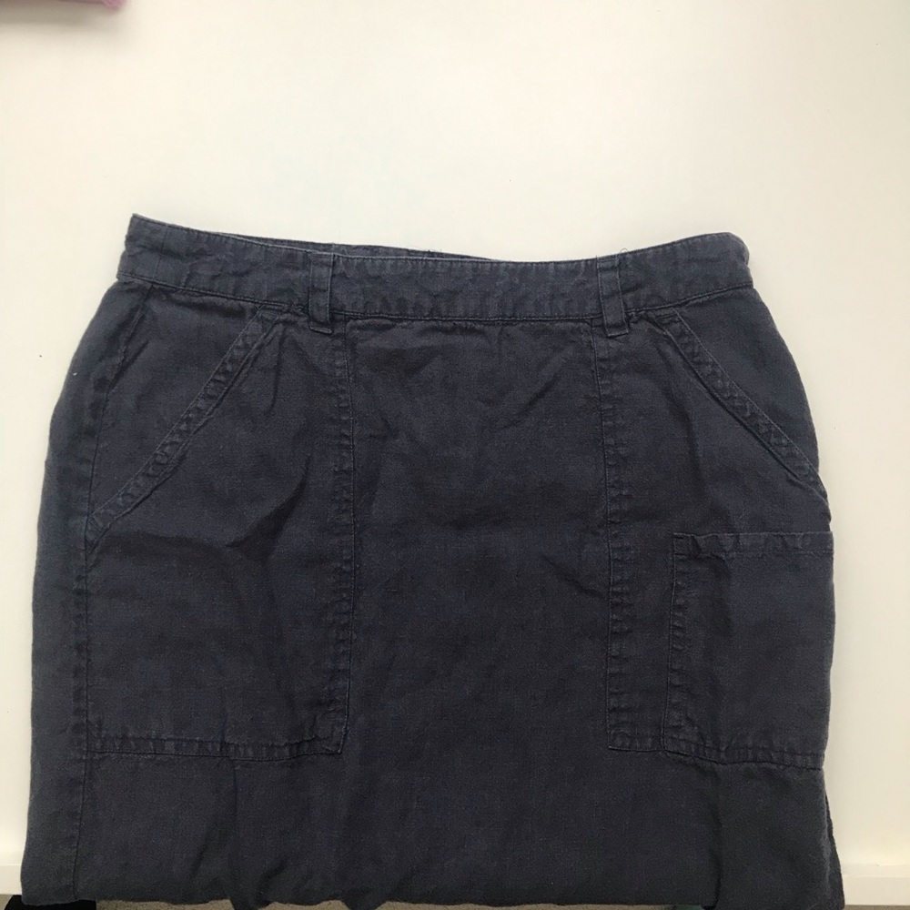 Orvis Linen 10 midi skirt blue Live show listing